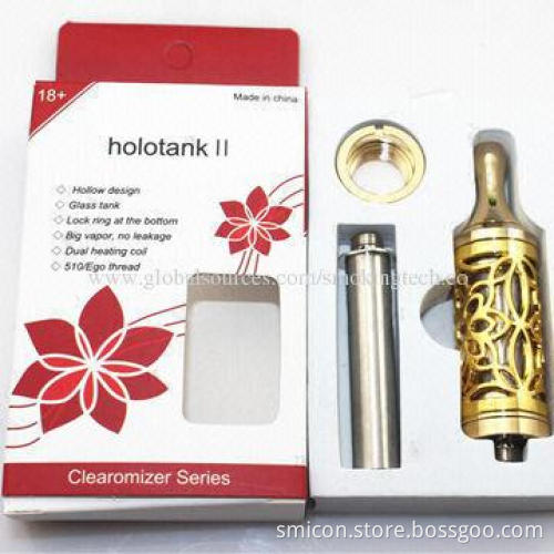 Holotank with Dual-coil, Hollow Design, 3.5mL Capacity